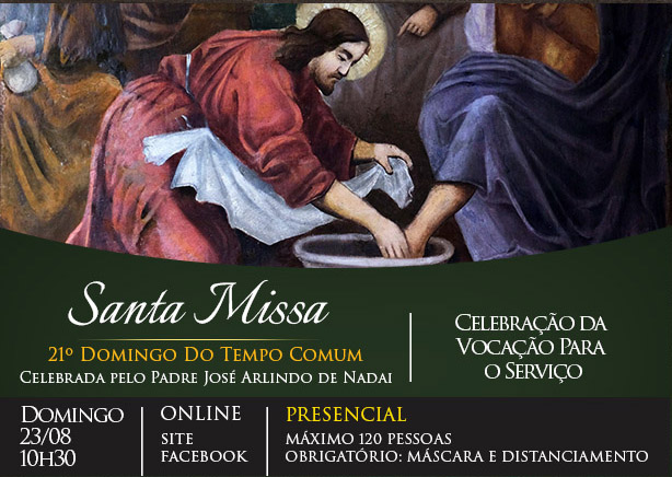 Santa Missa | 23 de agosto 2020 às 10h30