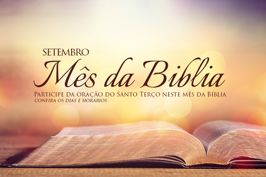 Setembro: o mês da Biblia