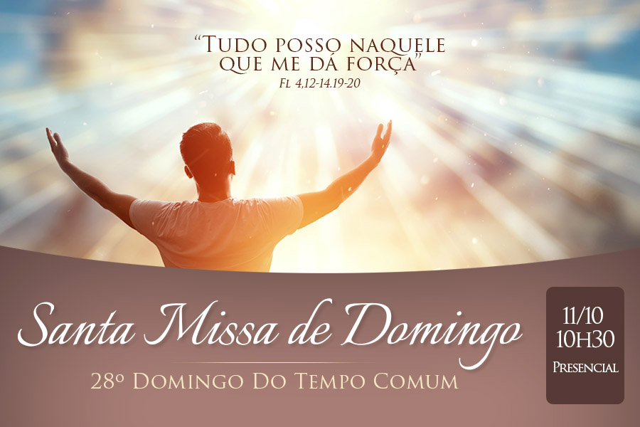 Santa Missa de Domingo | 11 de outubro 2020 às 10h30