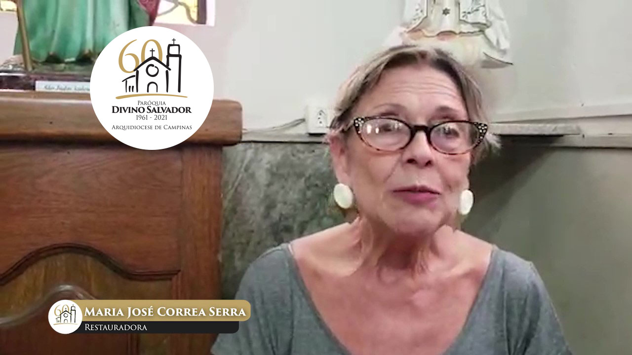 [Vídeo] A restauradora Maria José (Jô) fala do trabalho junto à paróquia e do marco dos 60 anos