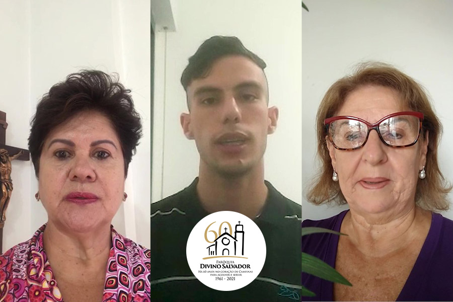 Divino Salvador, 60 anos: Depoimentos de Elizabete Paulino, Lucas Carravero Costa e Elizabete Cassano