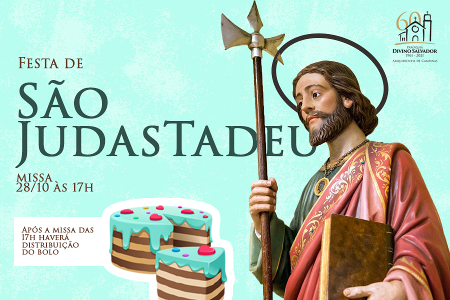 Celebre o Dia de São Judas Tadeu com a Divino Salvador